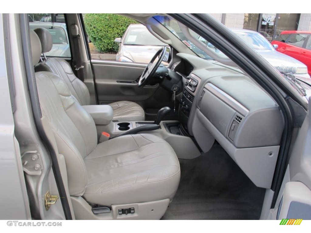 2002 Grand Cherokee Sport 4x4 - Silverstone Metallic / Taupe photo #11