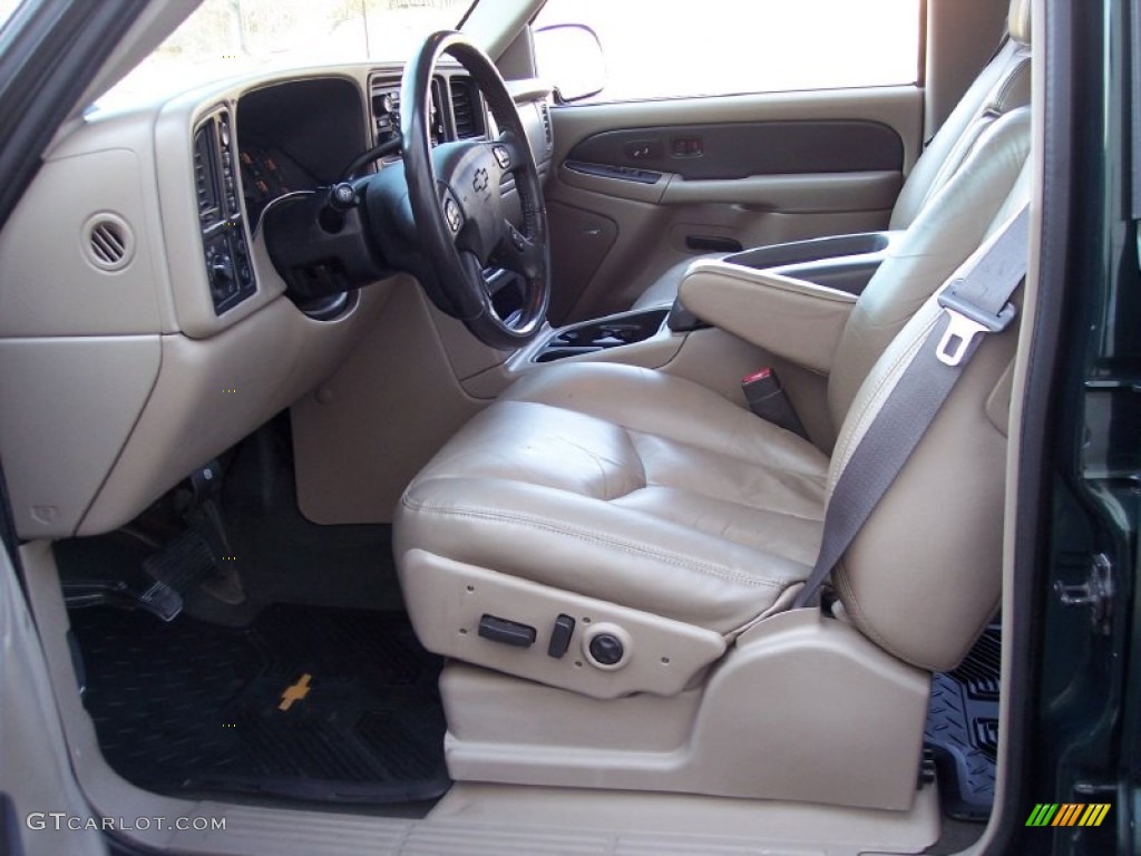 2004 Avalanche 1500 Z71 4x4 - Dark Green Metallic / Medium Neutral Beige photo #37