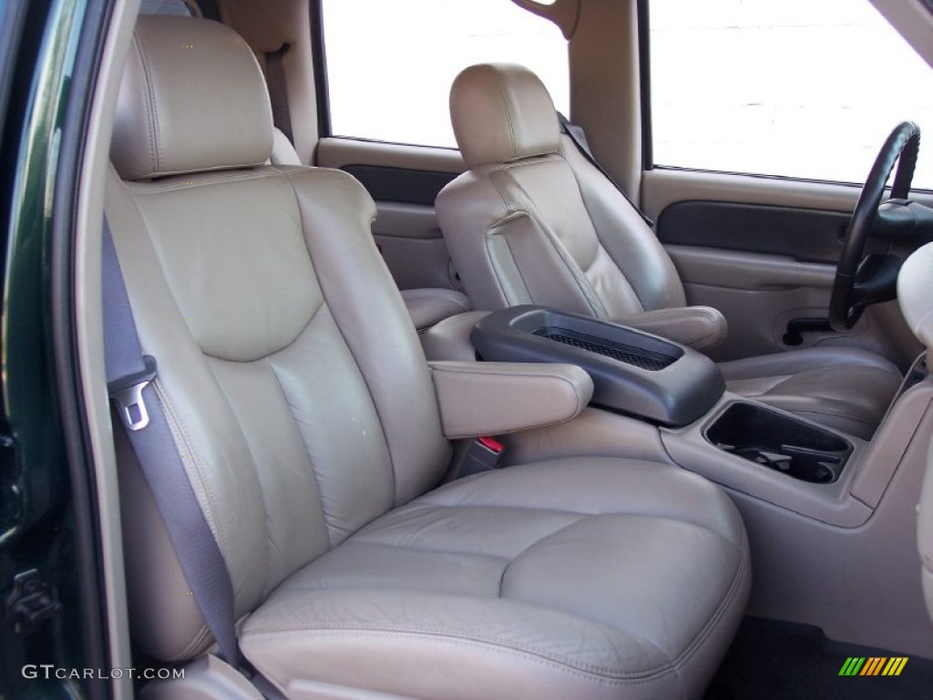 2004 Avalanche 1500 Z71 4x4 - Dark Green Metallic / Medium Neutral Beige photo #54
