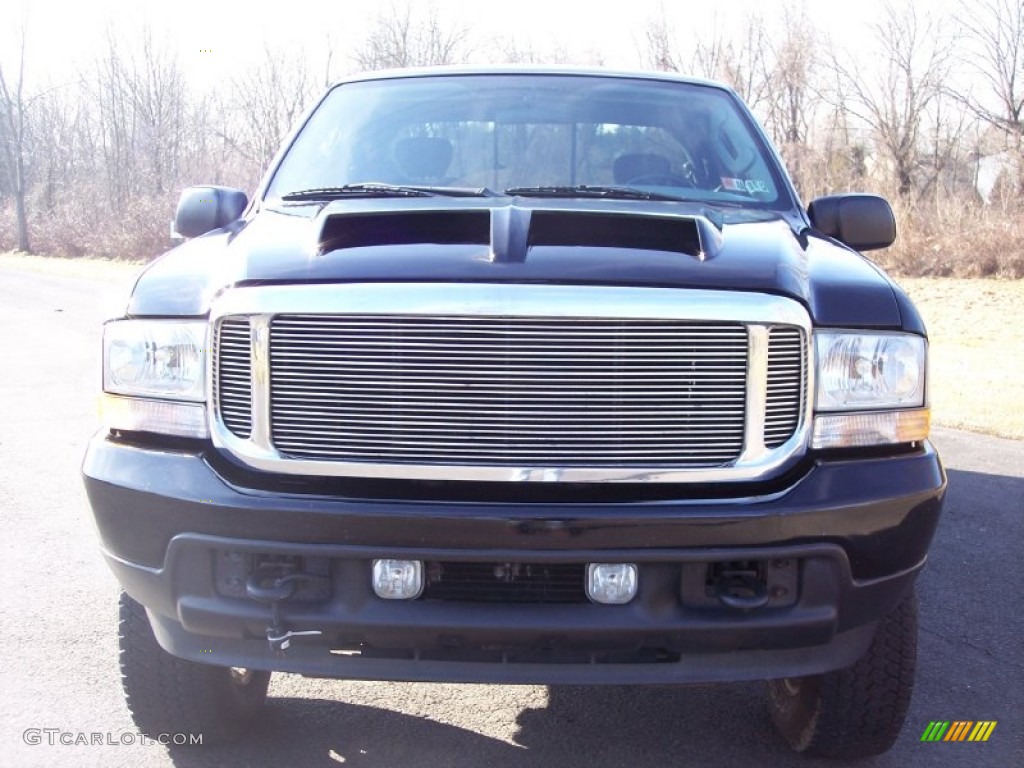 2003 F250 Super Duty FX4 SuperCab 4x4 - Black / Black photo #31