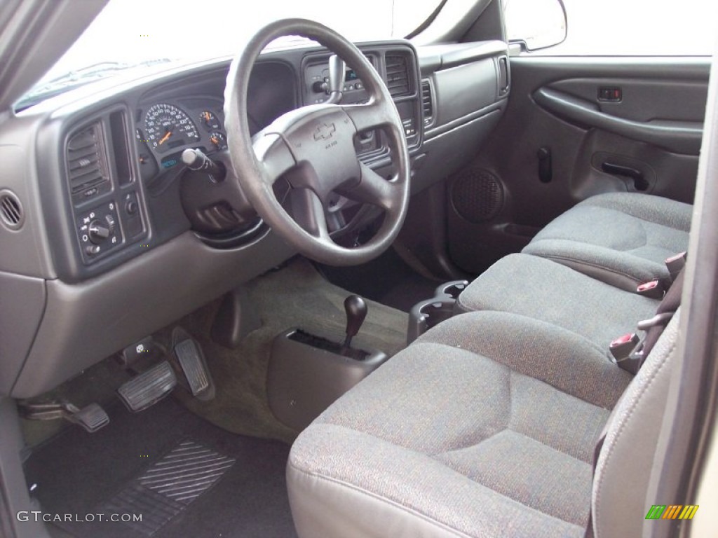 2003 Silverado 1500 Regular Cab 4x4 - Light Pewter Metallic / Dark Charcoal photo #34
