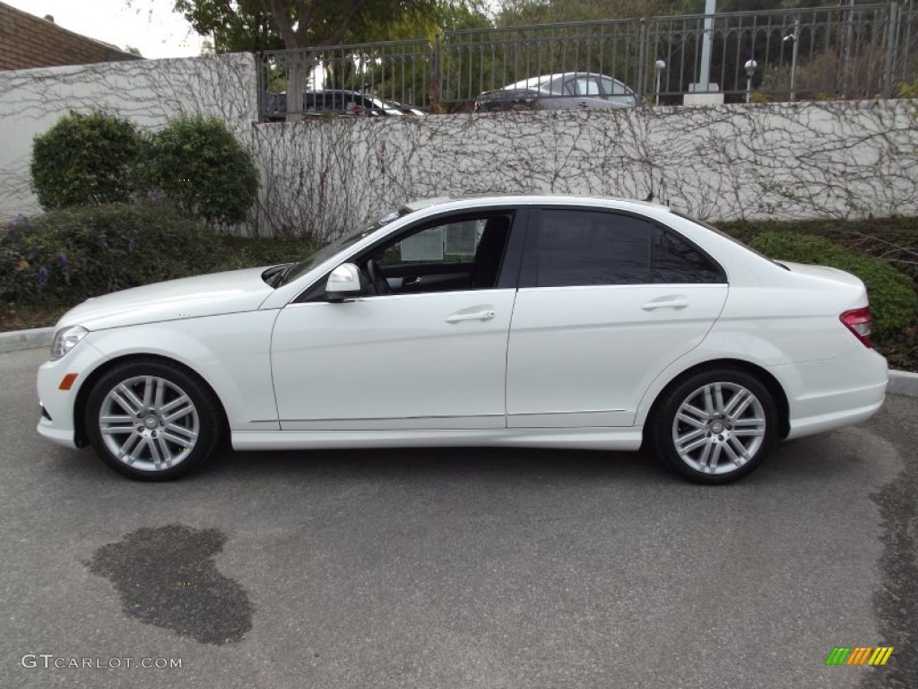 Arctic White 2009 Mercedes-Benz C 300 Sport Exterior Photo #59507934