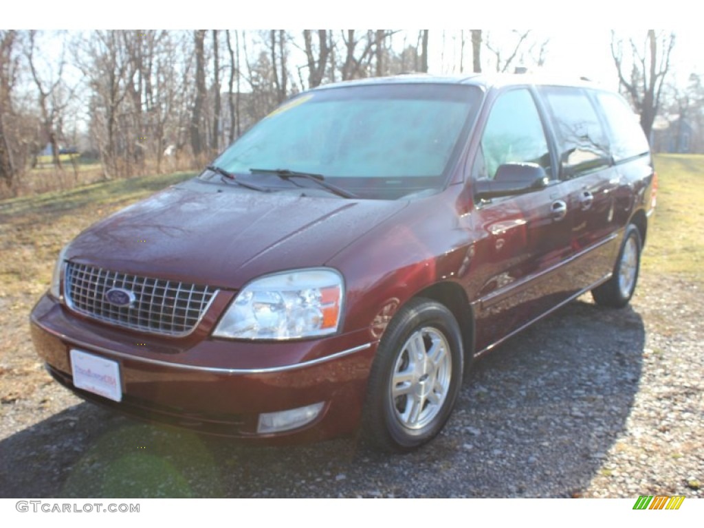 2007 Freestar SEL - Dark Toreador Red Metallic / Pebble Beige photo #1