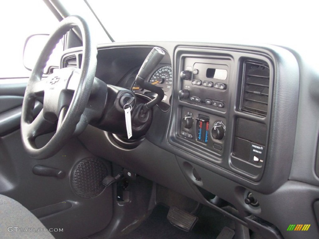 2003 Silverado 1500 Regular Cab 4x4 - Light Pewter Metallic / Dark Charcoal photo #49