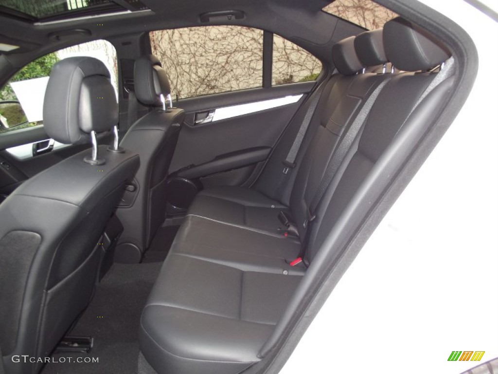 Black Interior 2009 Mercedes-Benz C 300 Sport Photo #59508060