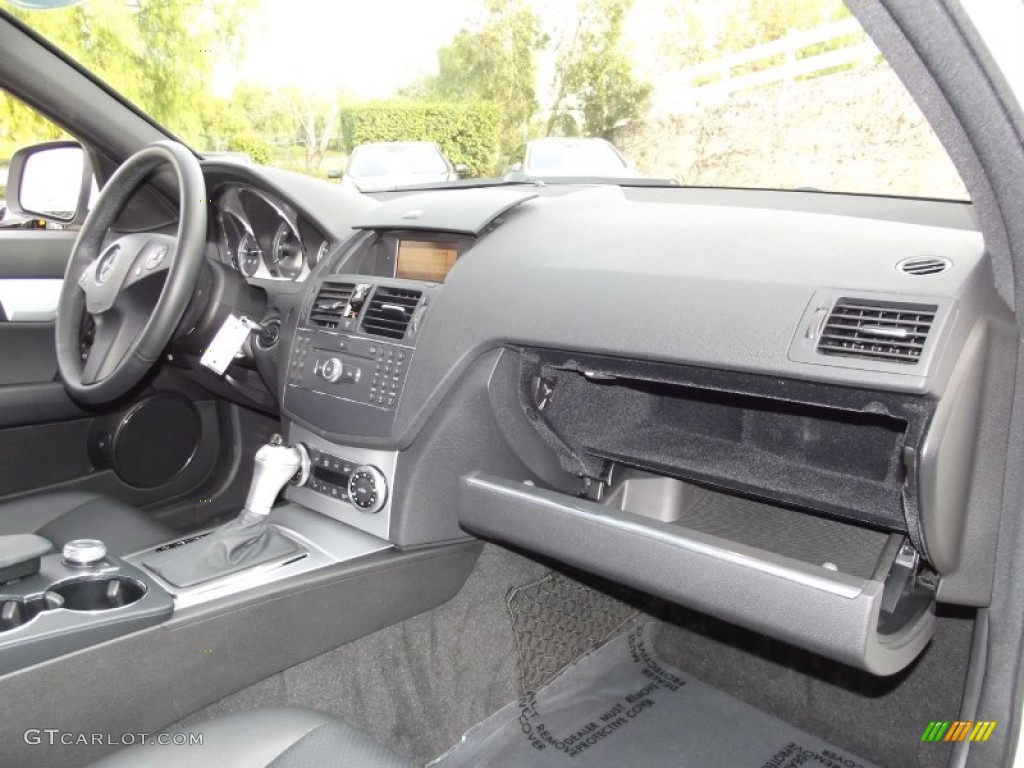 2009 Mercedes-Benz C 300 Sport Black Dashboard Photo #59508087