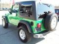 2004 Electric Lime Green Pearl Jeep Wrangler Rubicon 4x4  photo #3