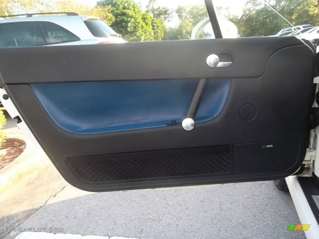 2005 Audi TT 1.8T Coupe Ocean Blue Door Panel Photo #59509053