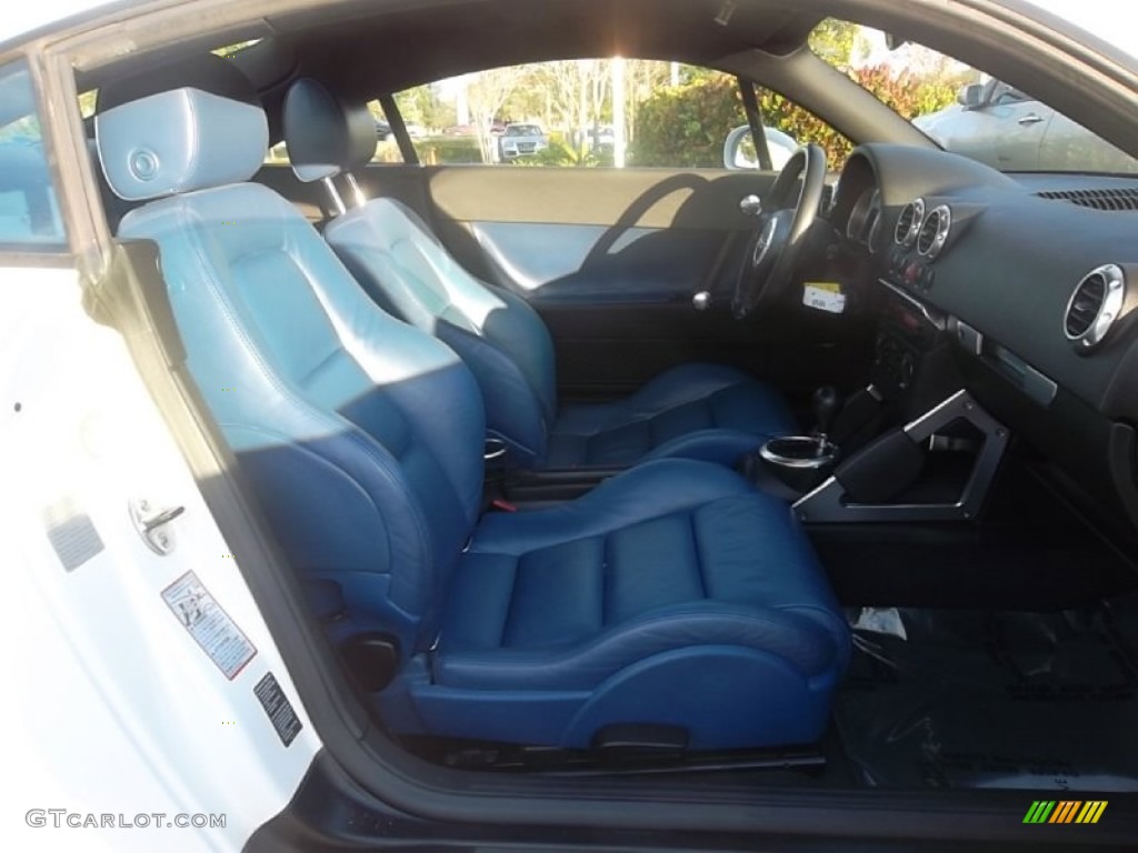 Ocean Blue Interior 2005 Audi TT 1.8T Coupe Photo #59509086