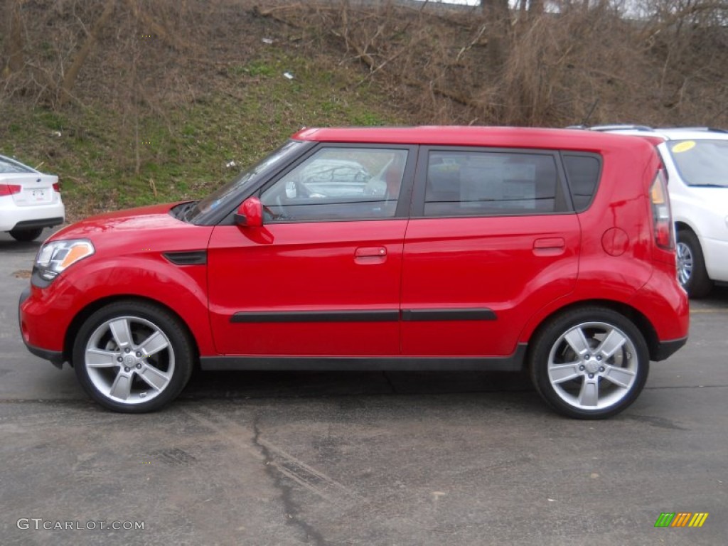 Molten Red 2010 Kia Soul Sport Exterior Photo #59510466