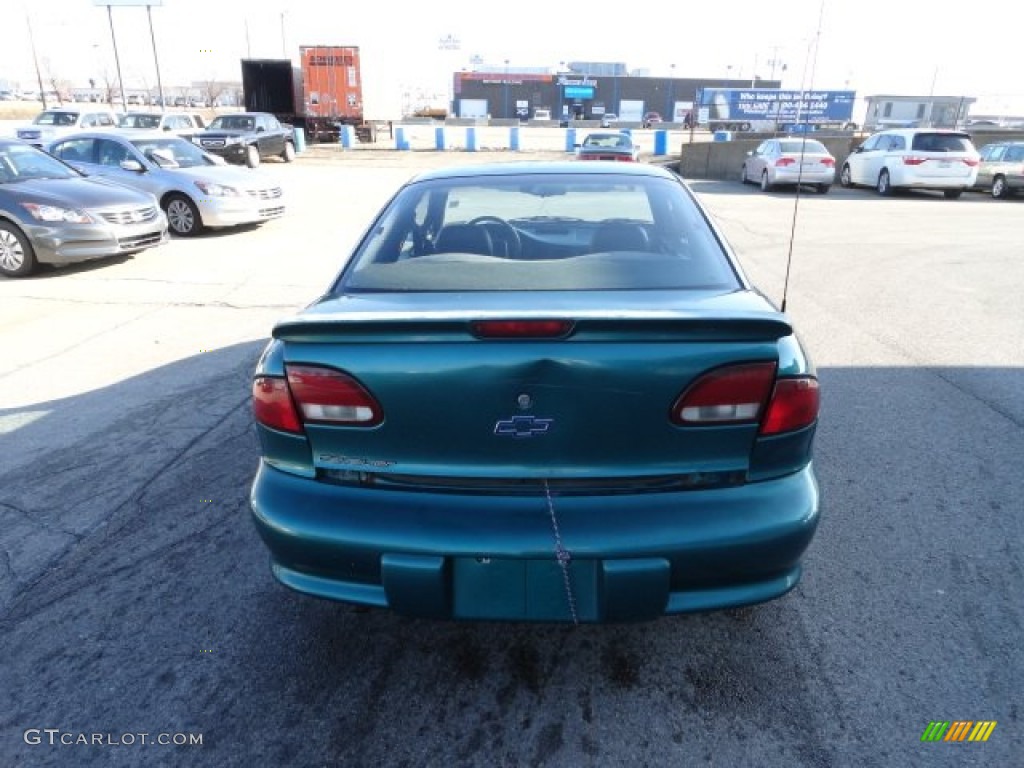 1999 Cavalier Coupe - Medium Green Metallic / Graphite photo #4