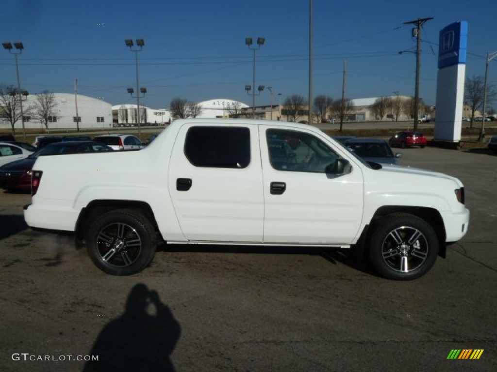 2012 Honda ridgeline sport white