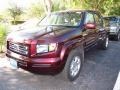 2008 Dark Cherry Pearl Honda Ridgeline RTL  photo #4