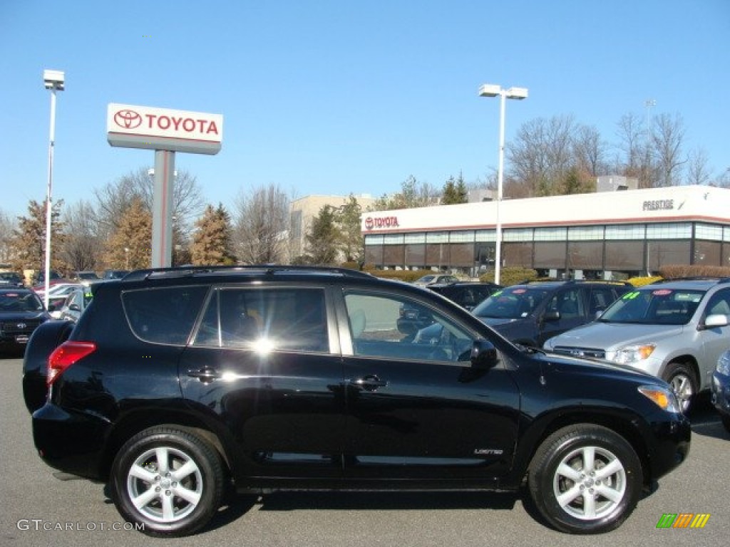 2008 RAV4 Limited 4WD - Black / Ash photo #1