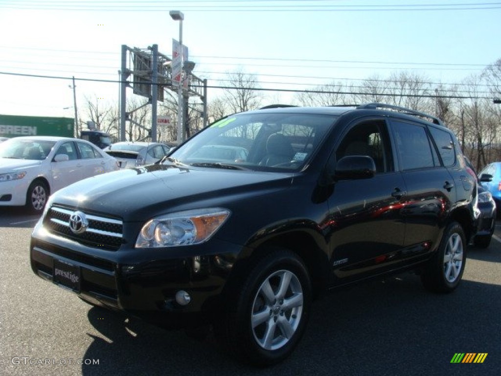 2008 RAV4 Limited 4WD - Black / Ash photo #3