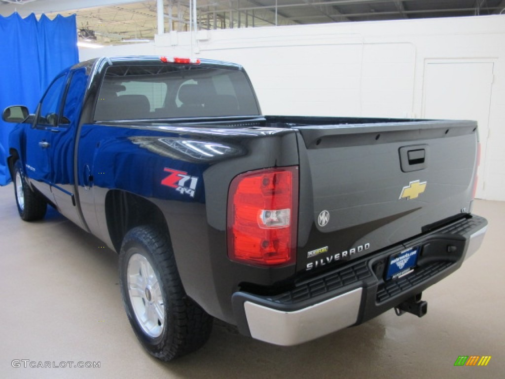 2008 Silverado 1500 LT Extended Cab 4x4 - Black / Ebony photo #6