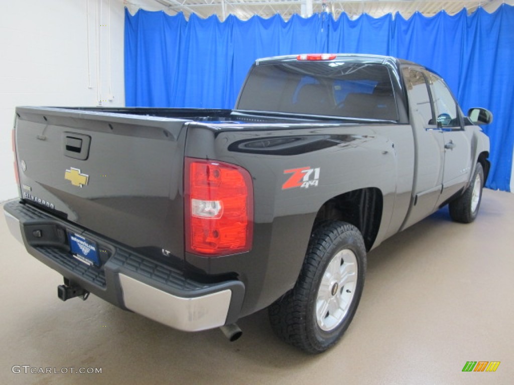 2008 Silverado 1500 LT Extended Cab 4x4 - Black / Ebony photo #9