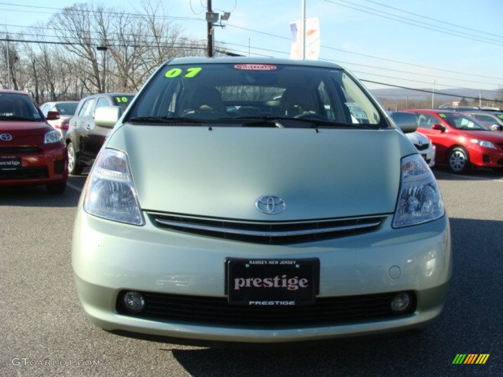 2007 Prius Hybrid - Silver Pine Green Mica / Bisque Beige photo #2