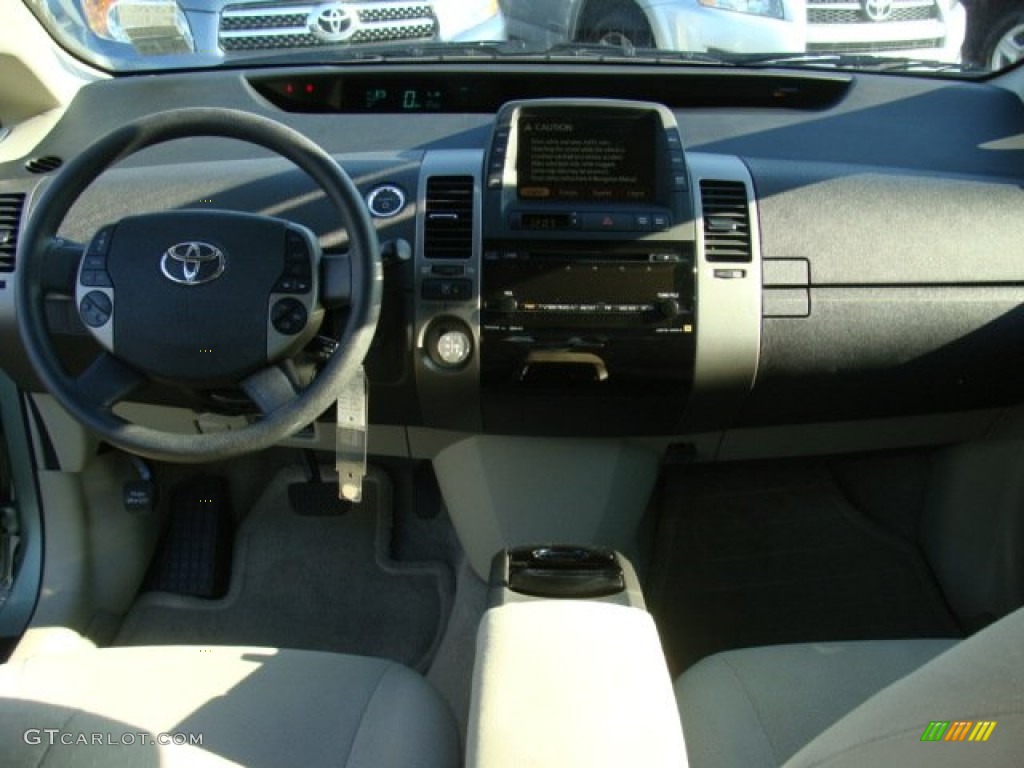 2007 Prius Hybrid - Silver Pine Green Mica / Bisque Beige photo #9