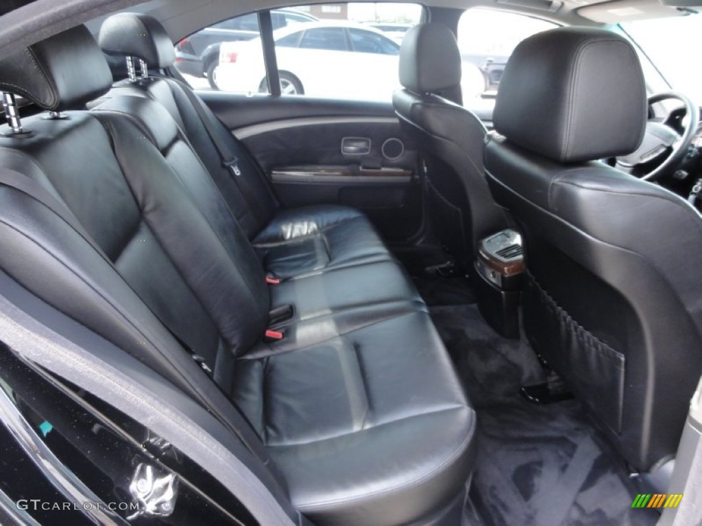 2003 7 Series 745i Sedan - Jet Black / Black/Black photo #27