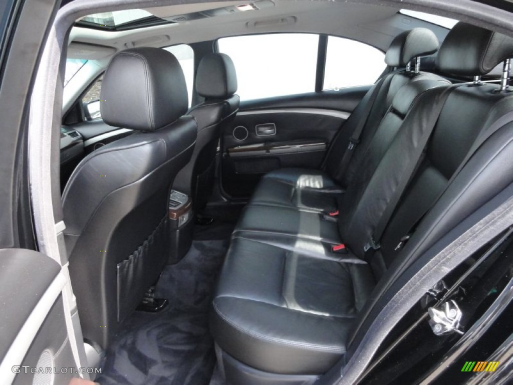 2003 7 Series 745i Sedan - Jet Black / Black/Black photo #29