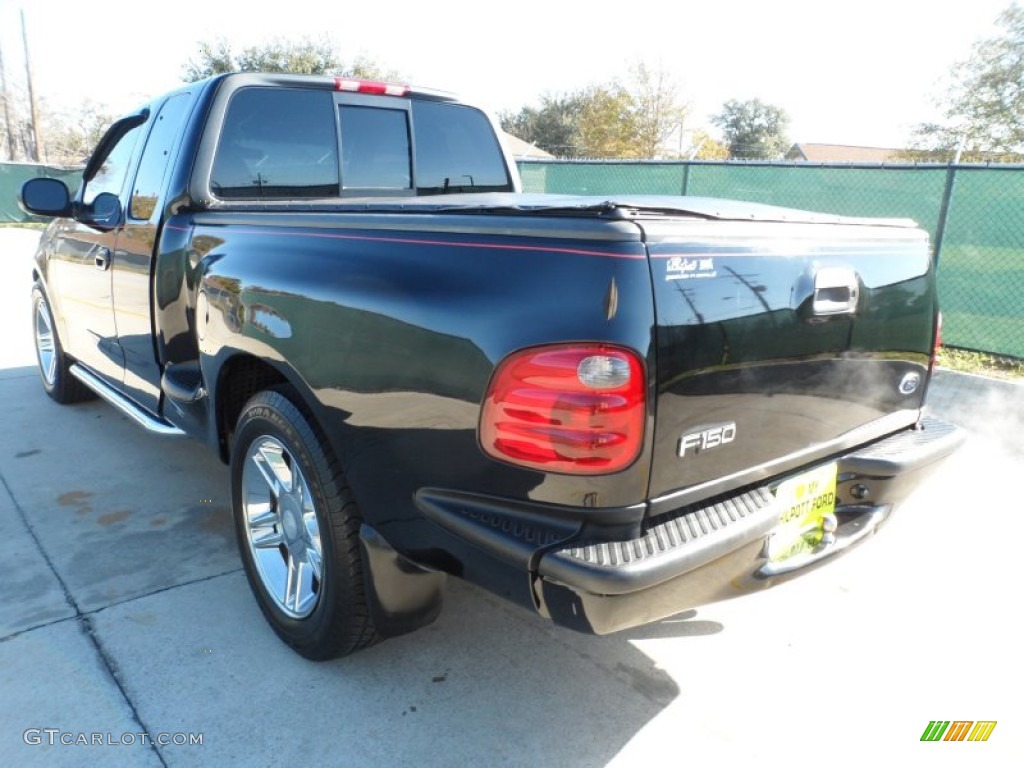2000 F150 Harley Davidson Extended Cab - Black / Dark Graphite photo #5