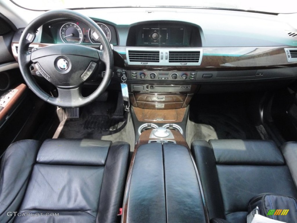 2003 7 Series 745i Sedan - Jet Black / Black/Black photo #31