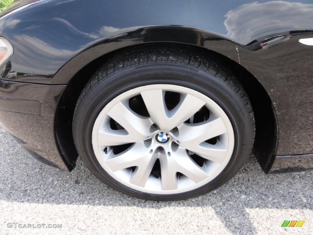 2003 7 Series 745i Sedan - Jet Black / Black/Black photo #41