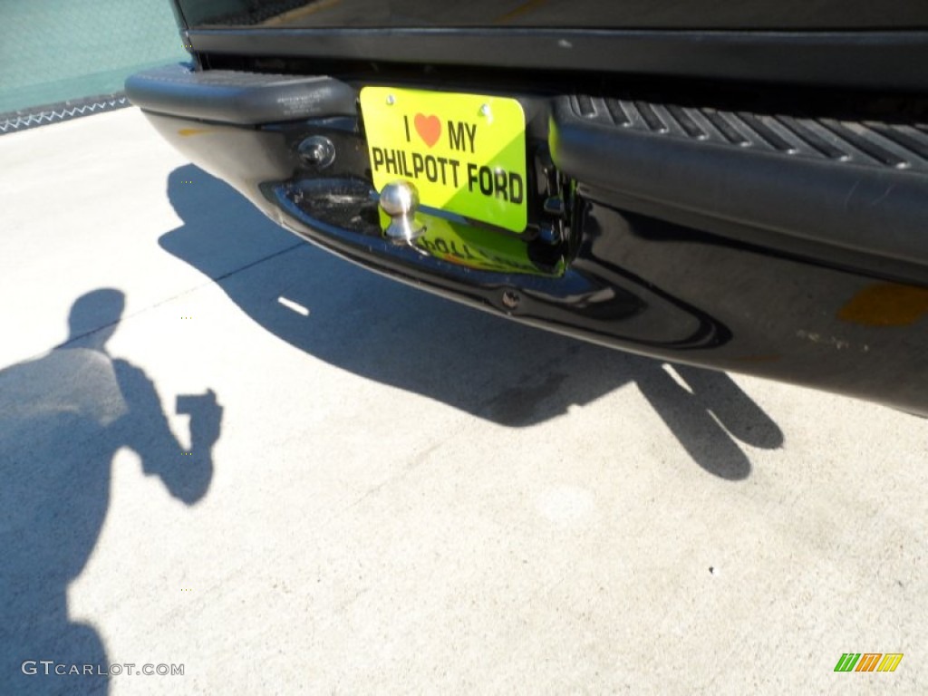 2000 F150 Harley Davidson Extended Cab - Black / Dark Graphite photo #18