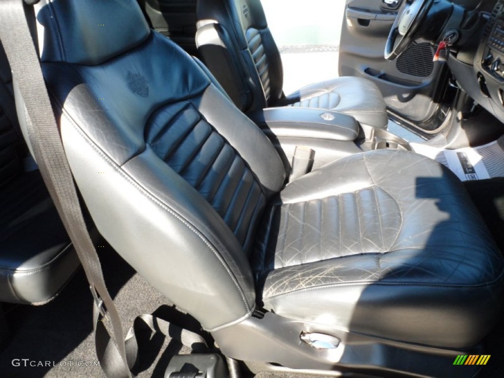 2000 F150 Harley Davidson Extended Cab - Black / Dark Graphite photo #26