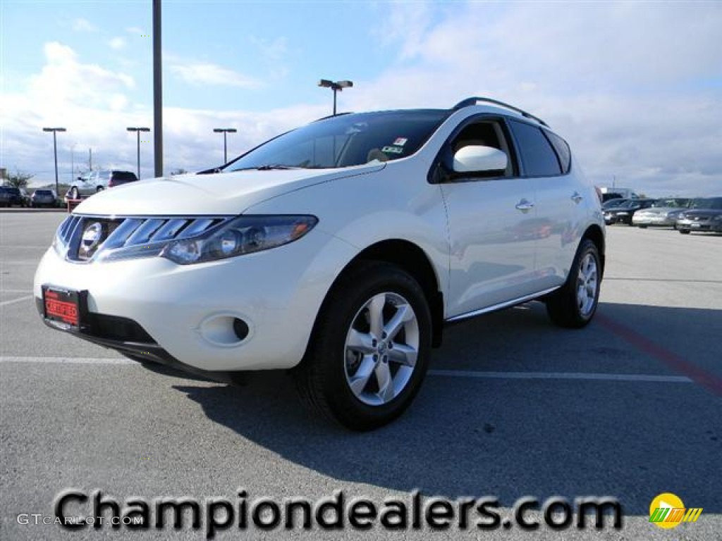 2009 Murano S - Glacier Pearl / Beige photo #1
