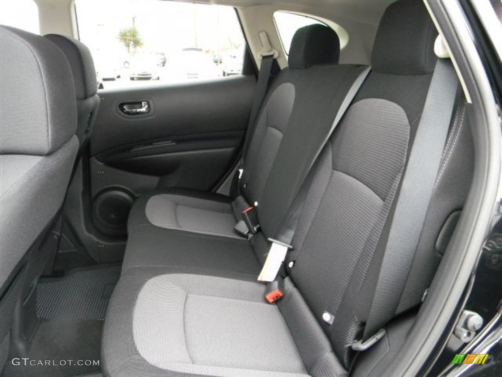 2012 Rogue SV - Super Black / Gray photo #8