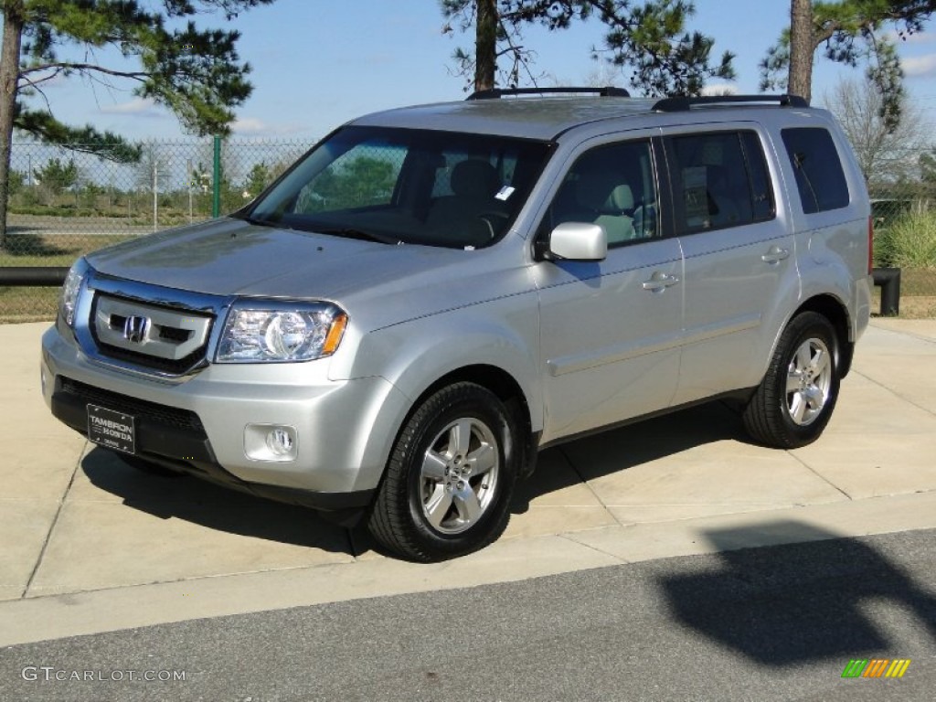Alabaster Silver Metallic 2011 Honda Pilot EX Exterior Photo #59515278
