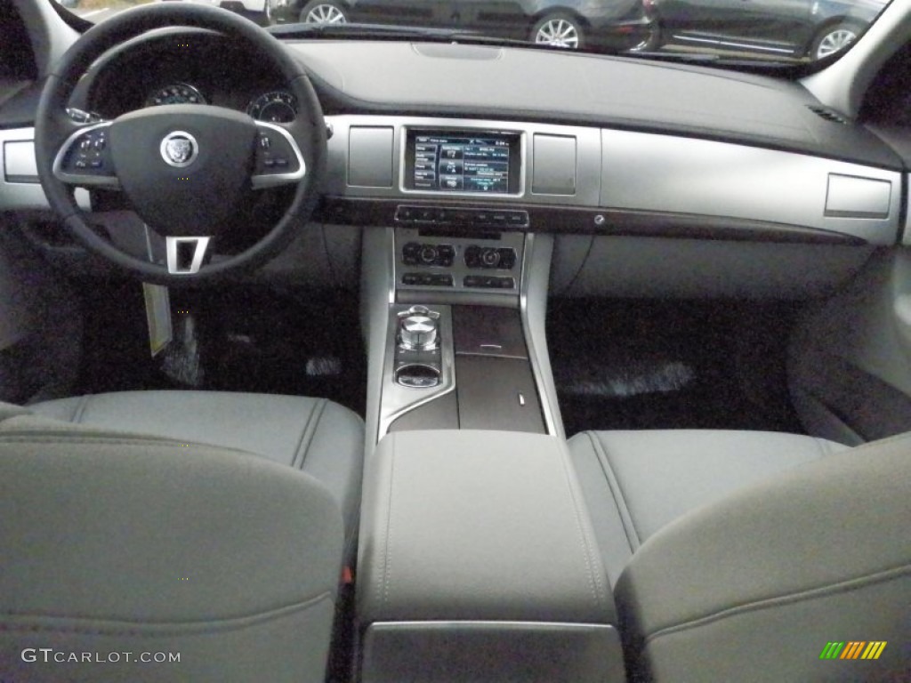 2012 Jaguar XF Standard XF Model Dove/Warm Charcoal Dashboard Photo #59515526