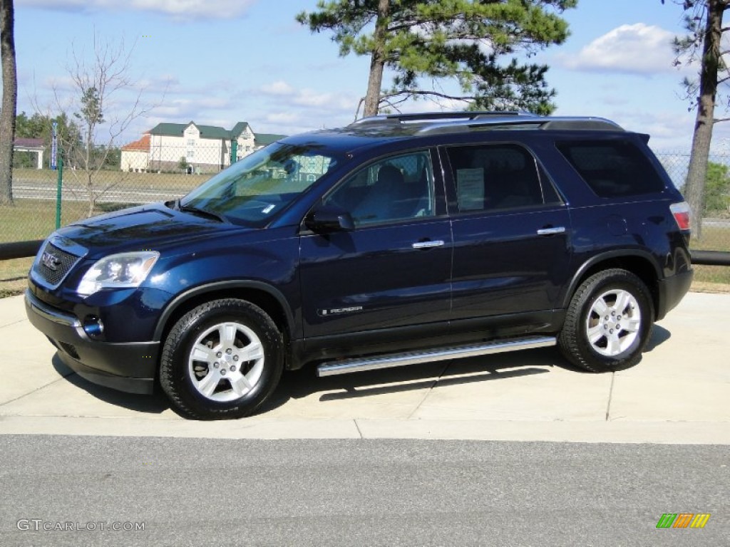 2007 Acadia SLE - Deep Blue Metallic / Ebony photo #9