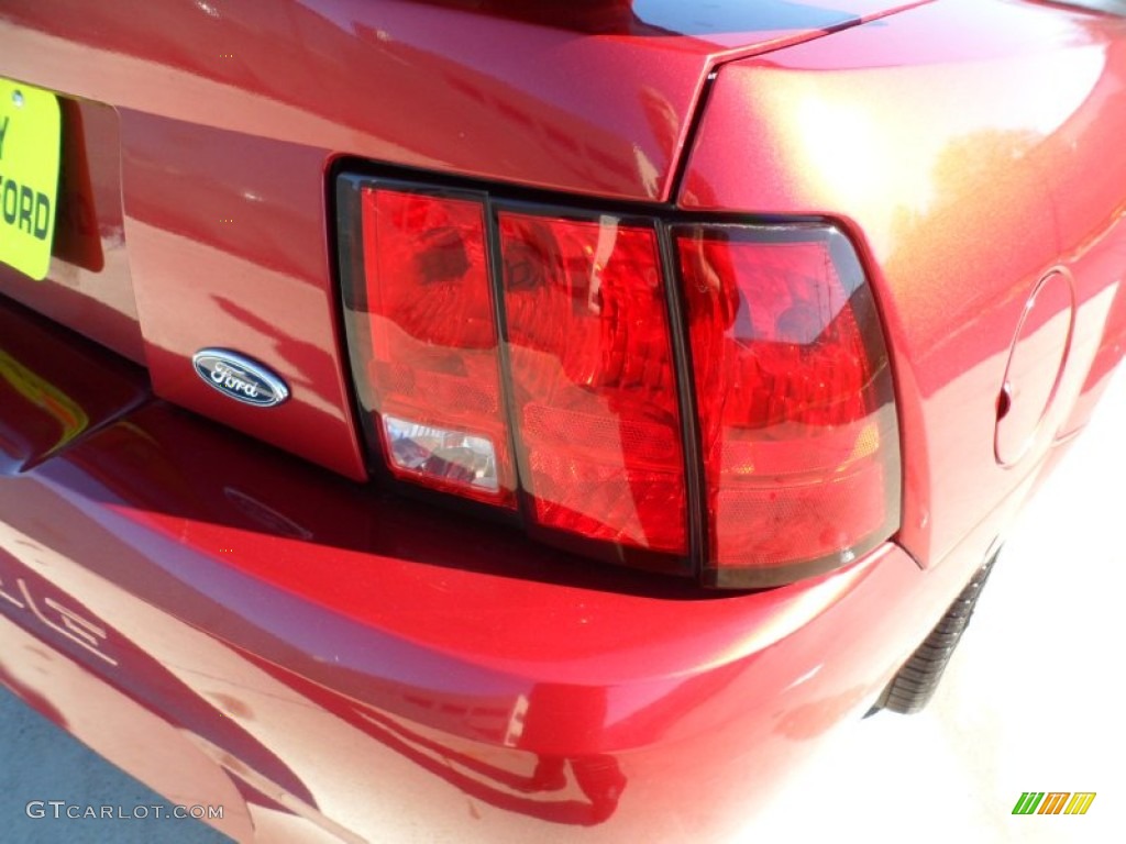 2004 Mustang GT Convertible - Redfire Metallic / Medium Parchment photo #19