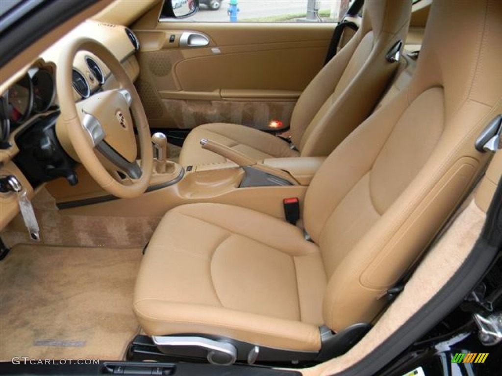 Sand Beige Interior 2009 Porsche Cayman Standard Cayman Model Photo #59516112