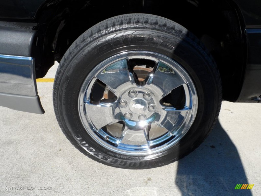 2004 Silverado 1500 LS Extended Cab - Black / Medium Gray photo #10