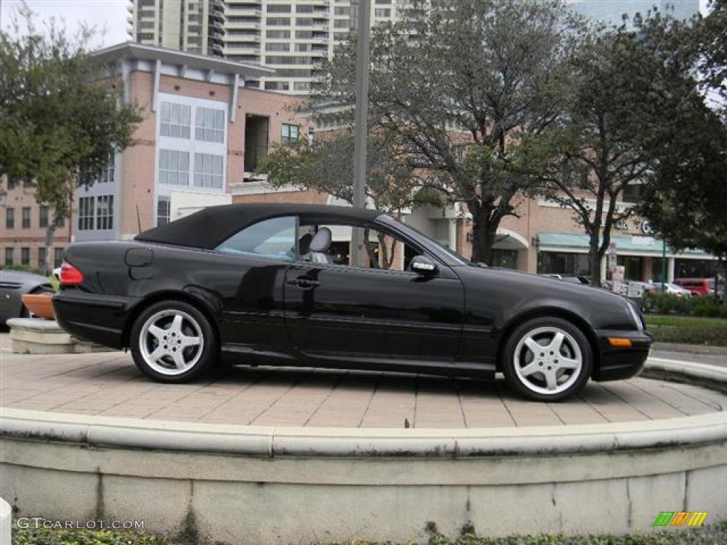 Black 2003 Mercedes-Benz CLK 430 Cabriolet Exterior Photo #59516274