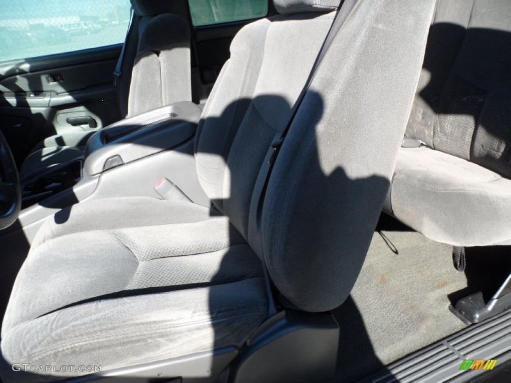 2004 Silverado 1500 LS Extended Cab - Black / Medium Gray photo #30