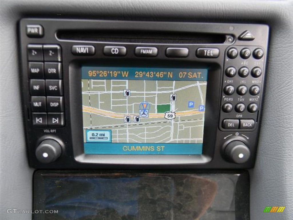 2003 Mercedes-Benz CLK 430 Cabriolet Navigation Photos