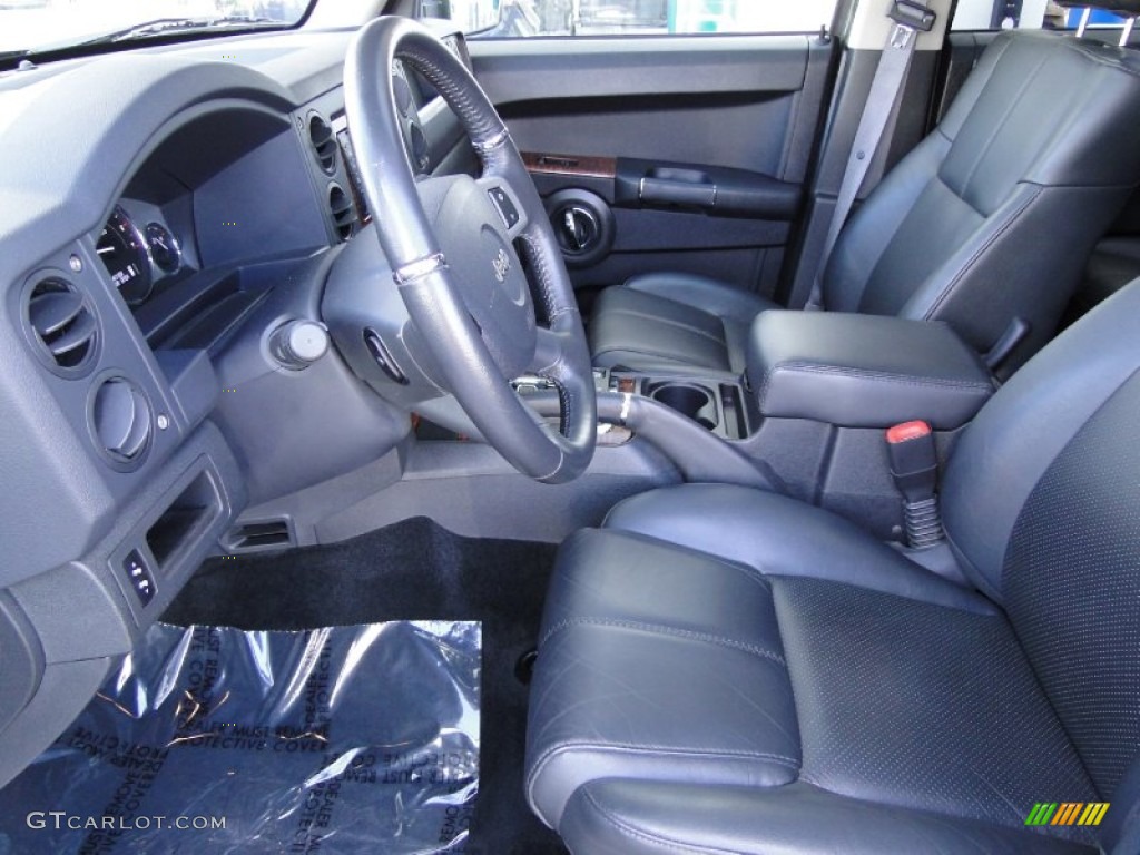 Dark Slate Gray Interior 2008 Jeep Commander Limited 4x4 Photo #59516805