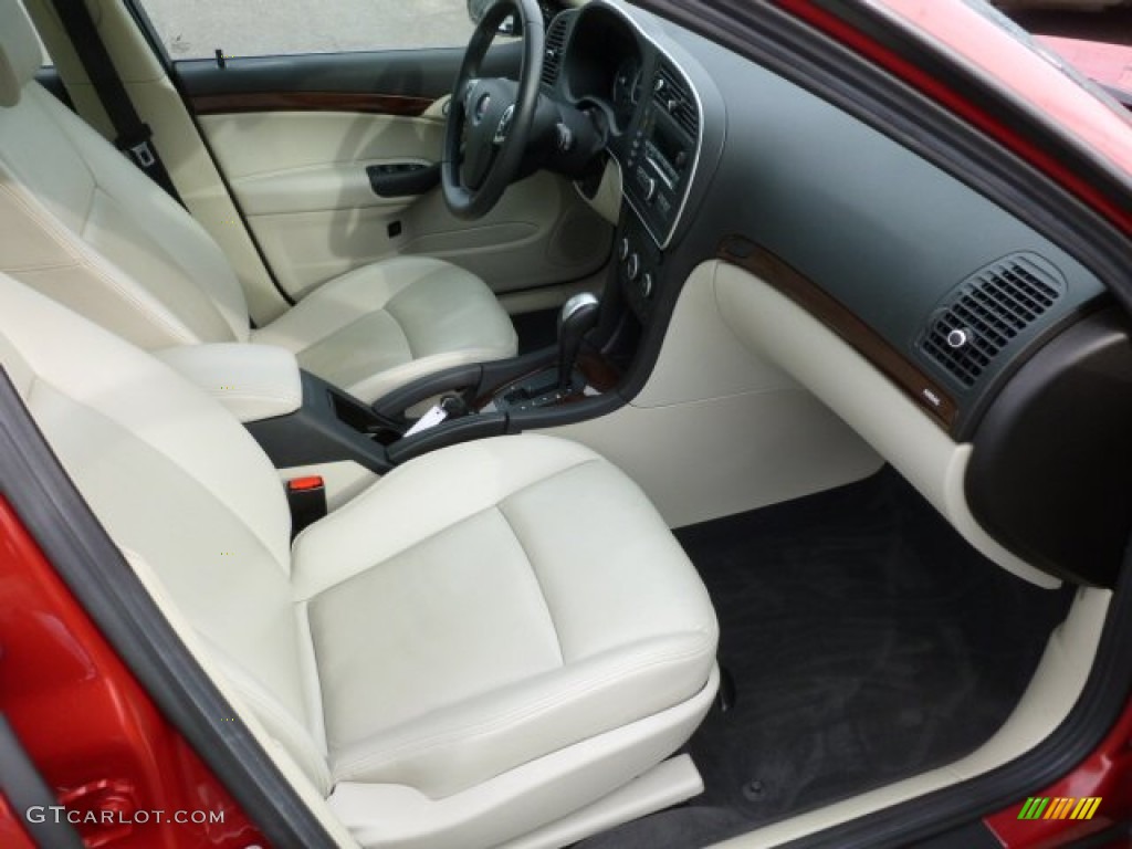 Parchment Interior 2007 Saab 9-3 2.0T Sport Sedan Photo #59517468