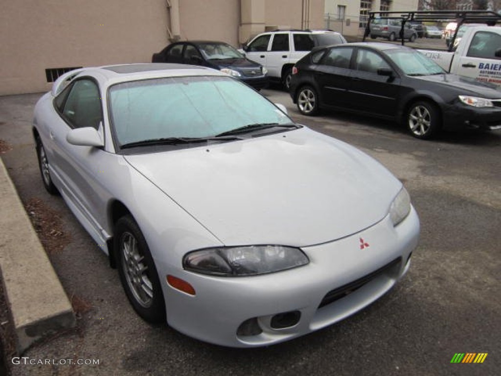 1999 Eclipse GS Coupe - Minden Silver Pearl / Black photo #1