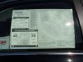 2012 Toyota Camry Hybrid XLE Window Sticker