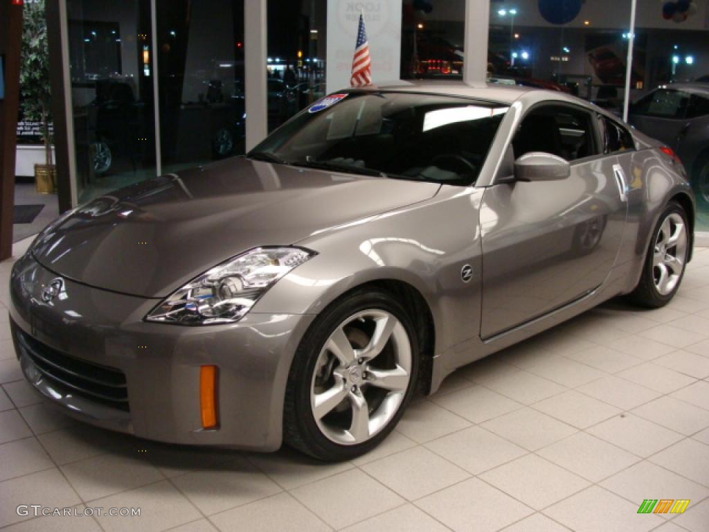 2008 350Z Enthusiast Coupe - Carbon Silver / Carbon photo #1