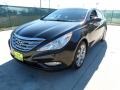 2012 Midnight Black Hyundai Sonata SE  photo #7