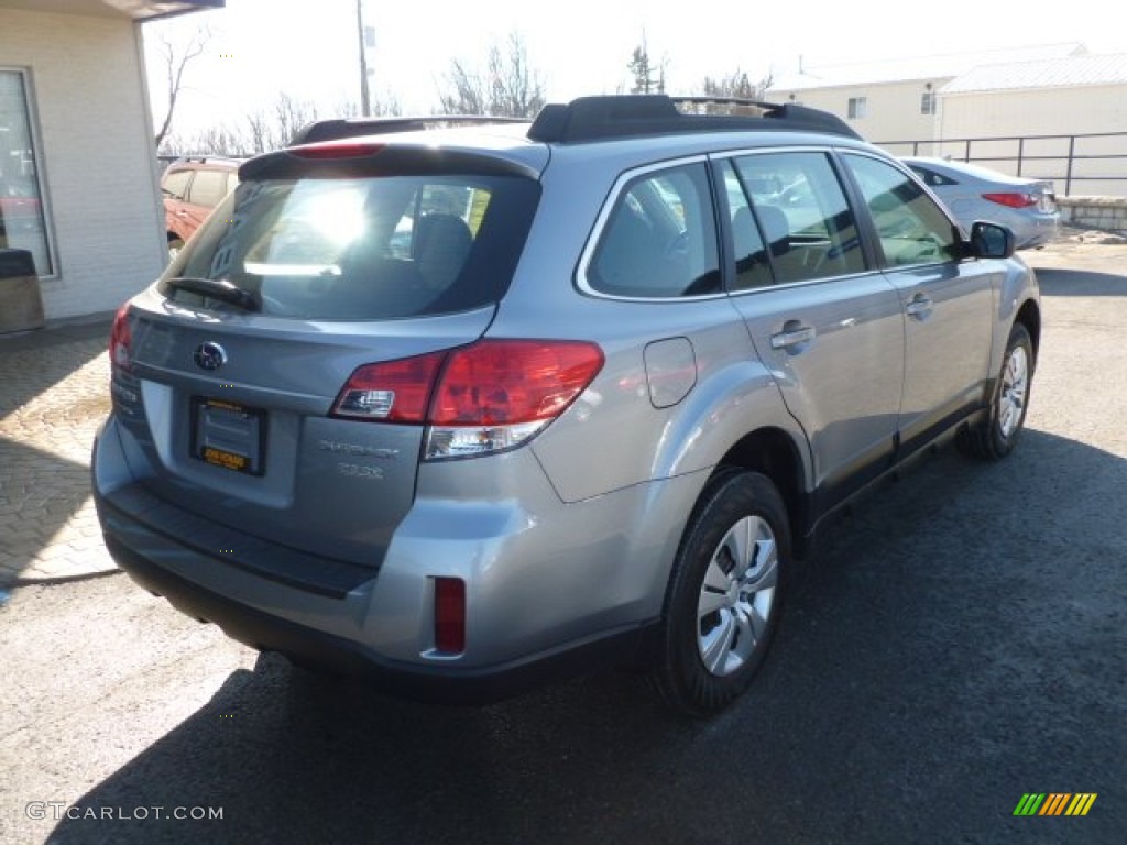 2011 Outback 2.5i Wagon - Steel Silver Metallic / Off Black photo #11