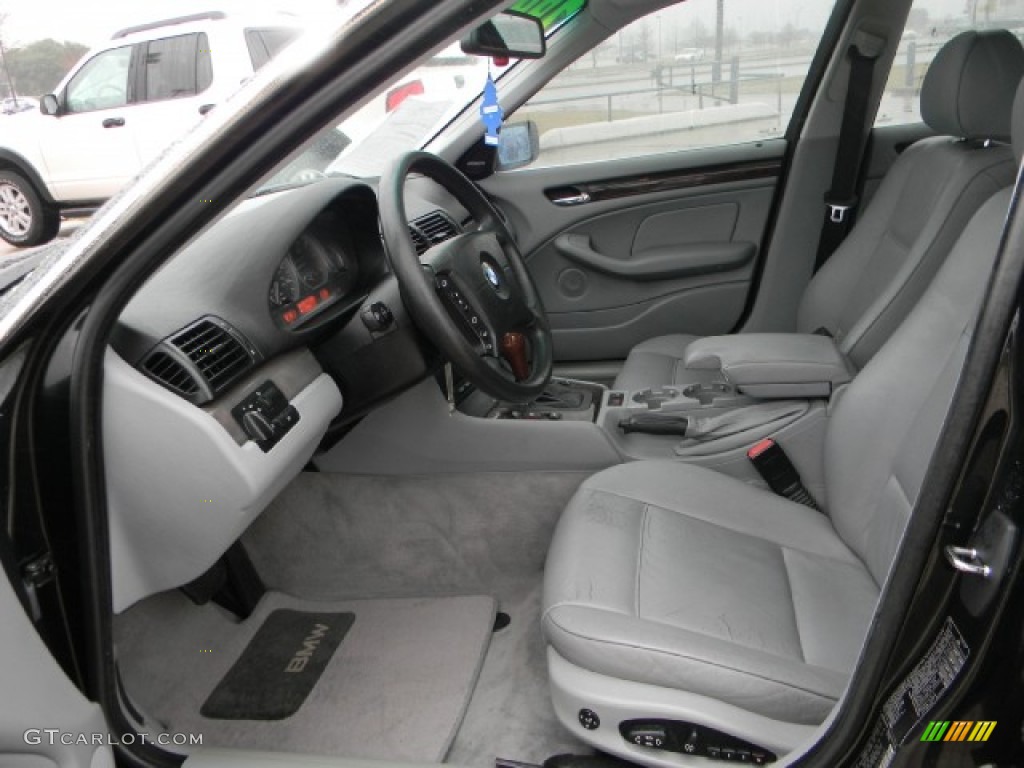 Grey Interior 2001 BMW 3 Series 330i Sedan Photo #59519145