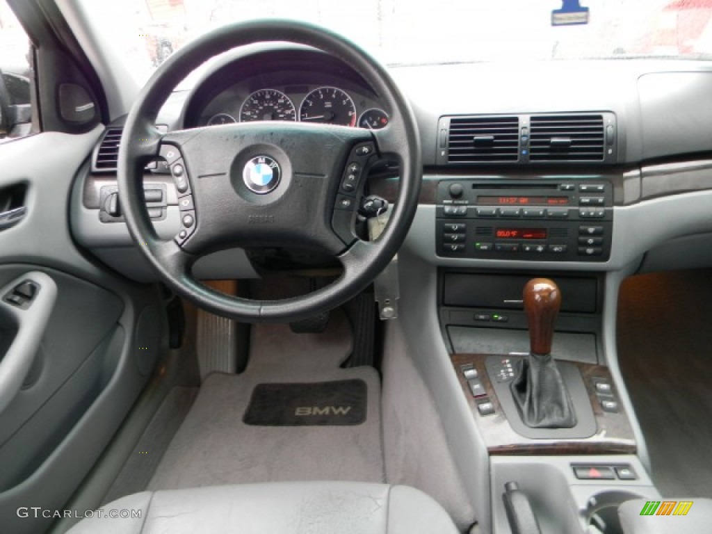 2001 BMW 3 Series 330i Sedan Grey Dashboard Photo #59519169